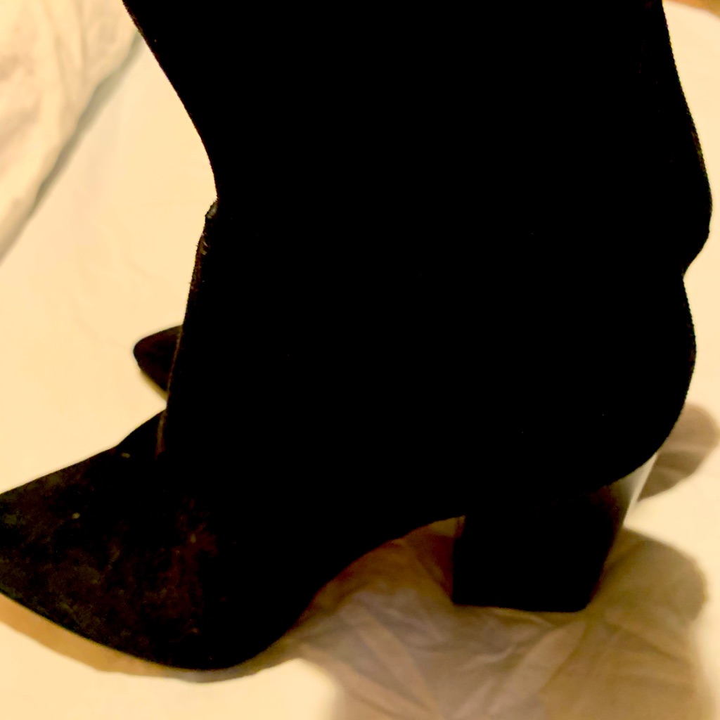 Gorgeous , Only Tried Ones For Fashion Photoshoot Booties, Back Zipper, Size 38